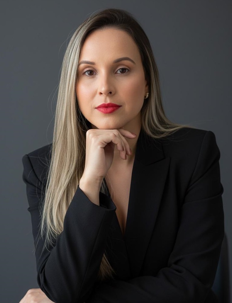 Layne Almeida, psicóloga, retrato profissional